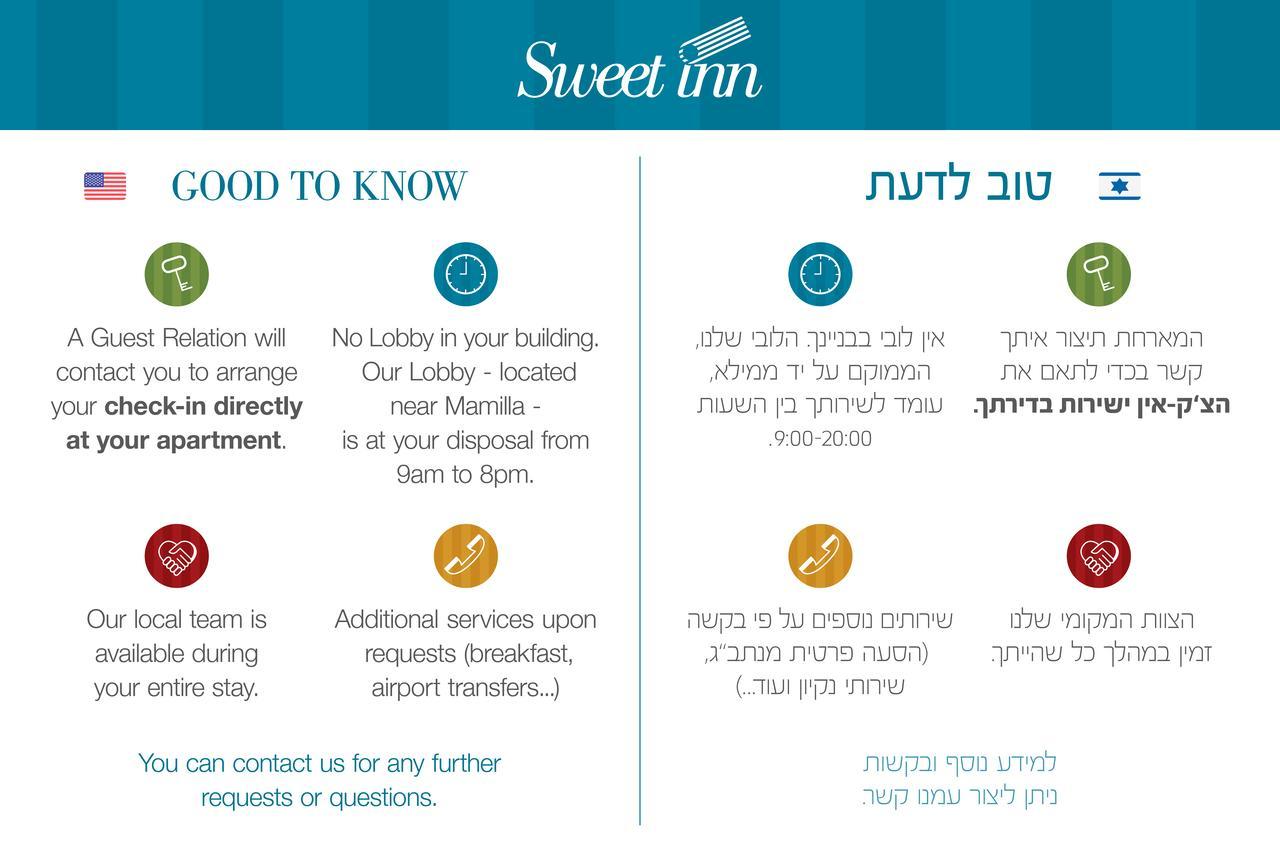 Sweet Inn - Harav Kook 7 Gerusalemme Esterno foto